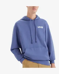 Levi's Relaxed Fit Hoodie mit Grafik Blau