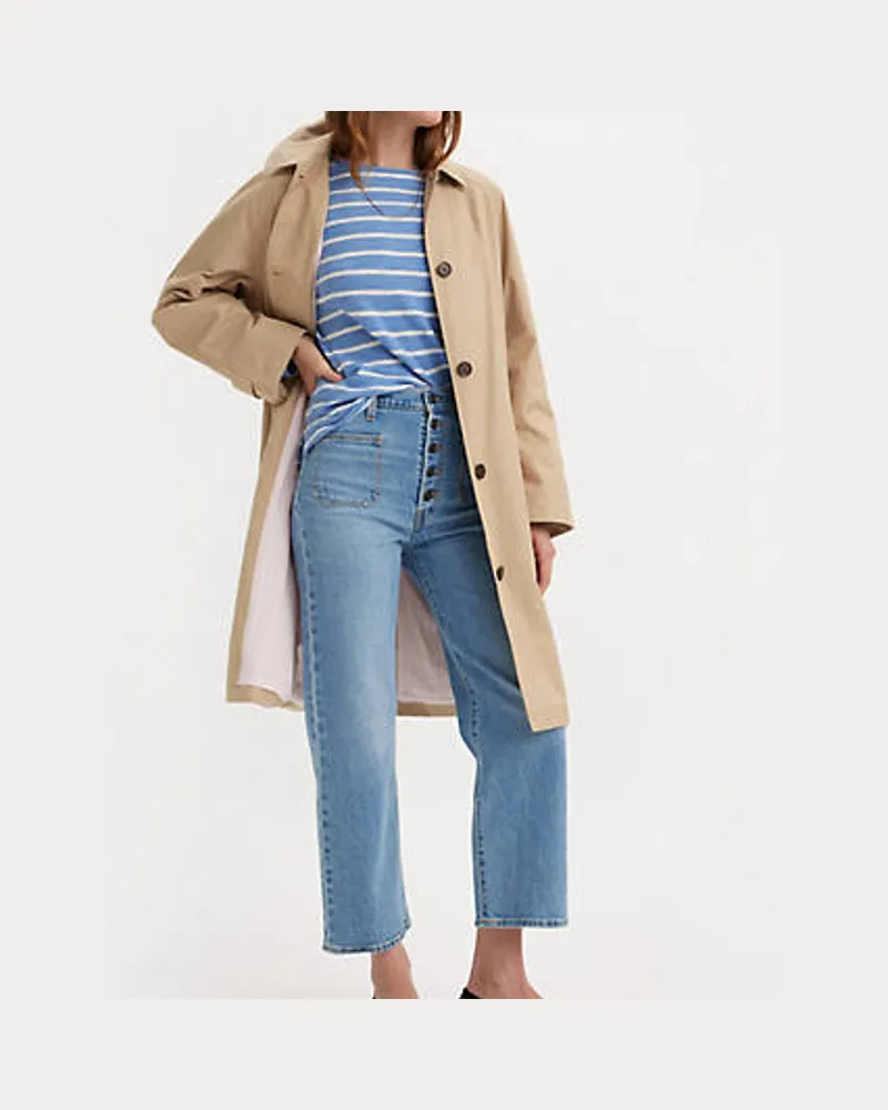 Levi's Klassischer Frankie Trench Coat Neutral