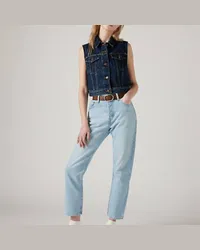 Levi's 501  Crop Jeans Blau