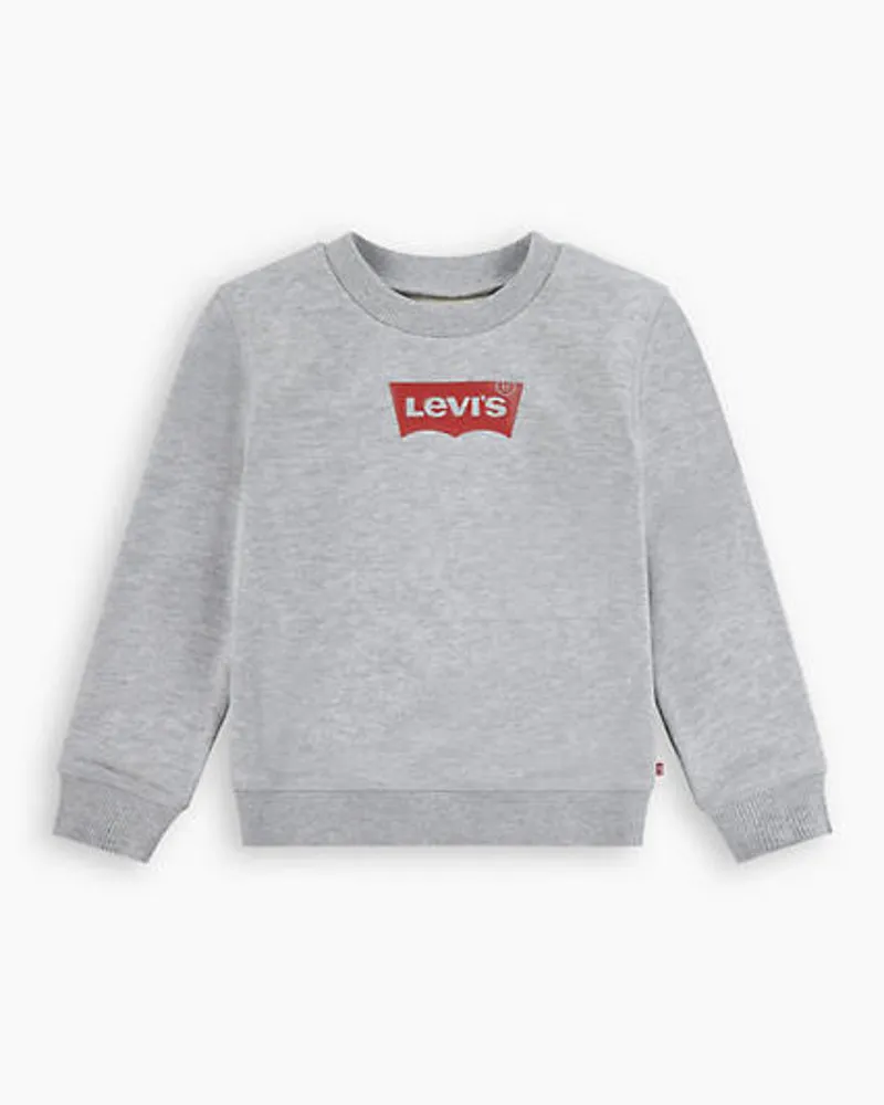 Levi's Teenager Batwing Sweatshirt mit Rundhalsausschnitt Grau