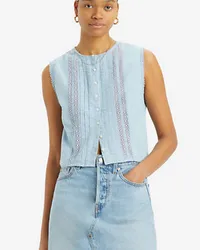 Levi's Lorelai Ärmelloses ButtonUp Shirt Blau