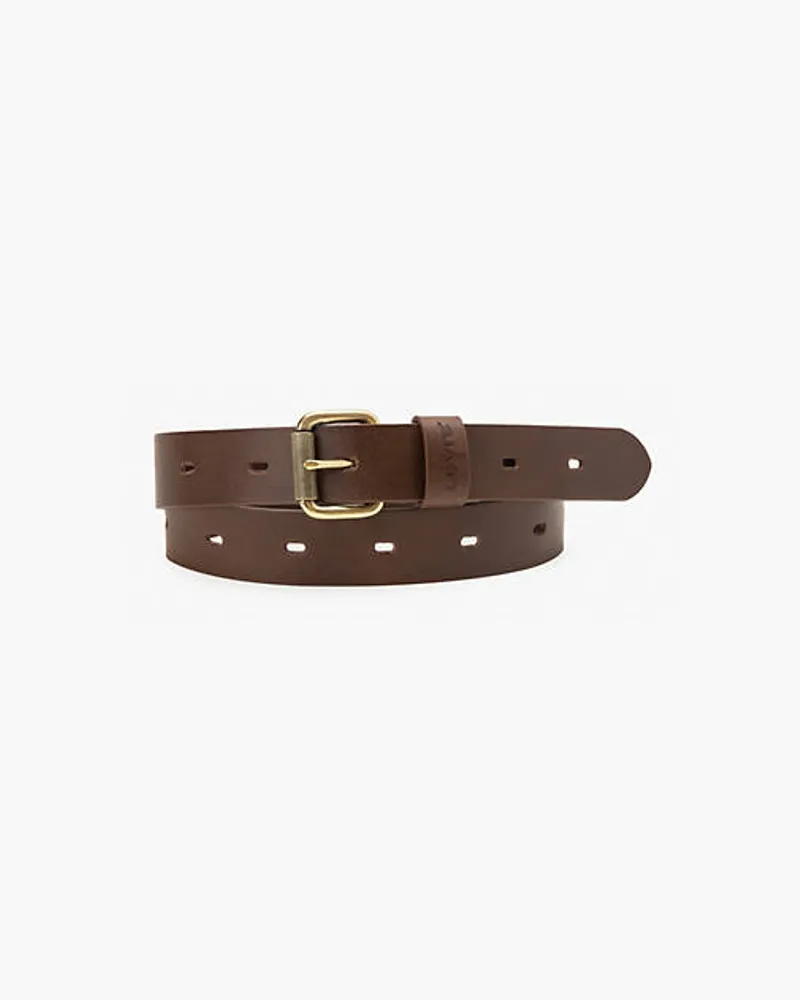 Levi's Oval Perforierter Gürtel Braun