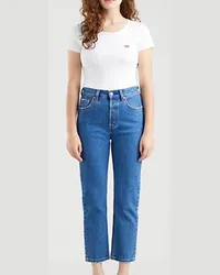 Levi's 501 Crop Jeans Blau