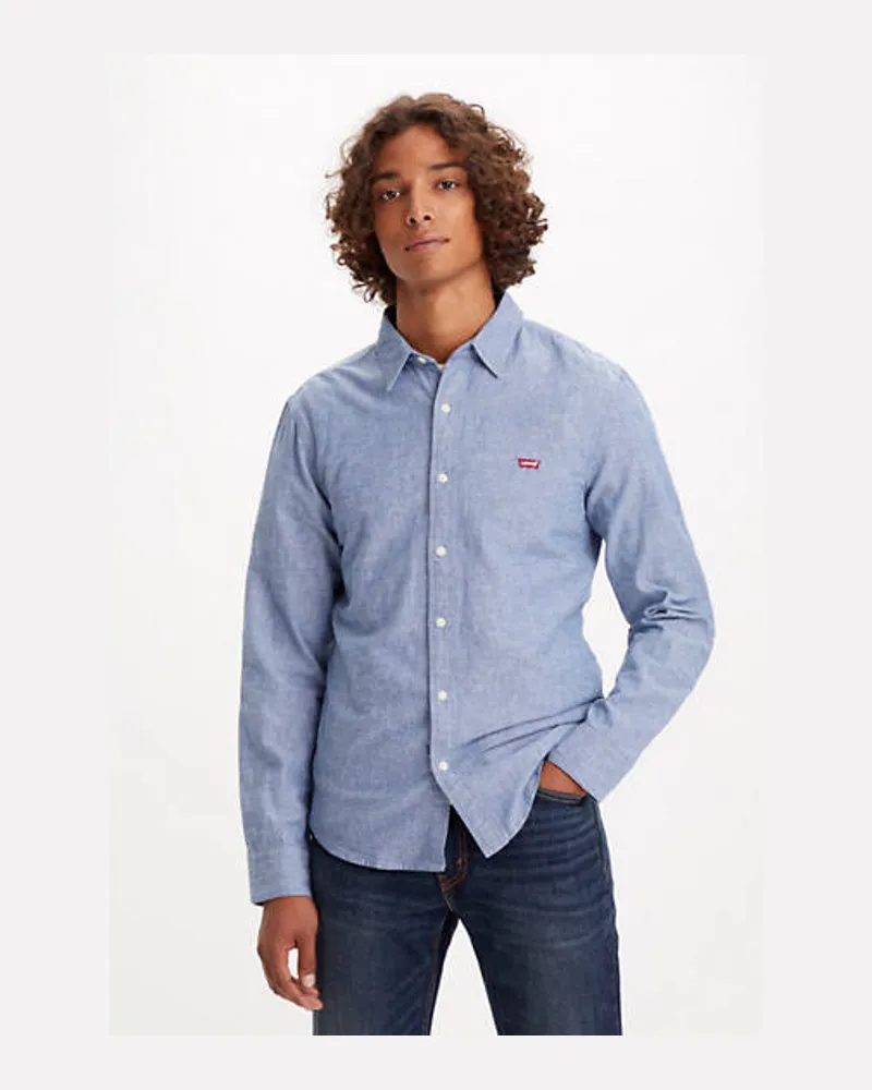 Levi's Battery Housemark Slim Fit Shirt Blau