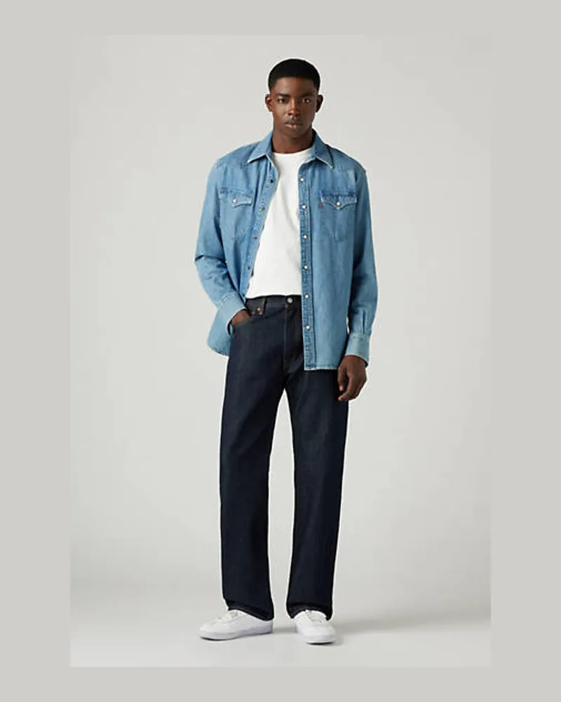 Levi's 555 Relaxed Straight Jeans Blau