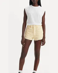 Levi's 501 Original High Rise Jeans Shorts Gelb