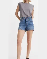 Levi's 501 Original High Rise Jeans Shorts Blau