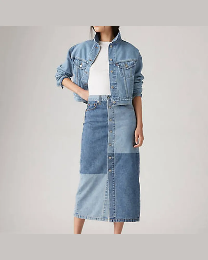 Levi's Button MidiRock Blau