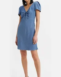 Levi's Delray Lightweight Minikleid mit kurzen Ärmeln Blau