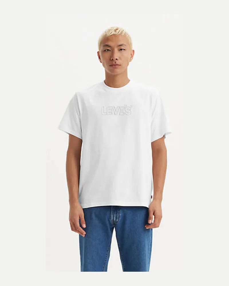 Levi's Relaxed Fit TShirt mit Grafik Weiß