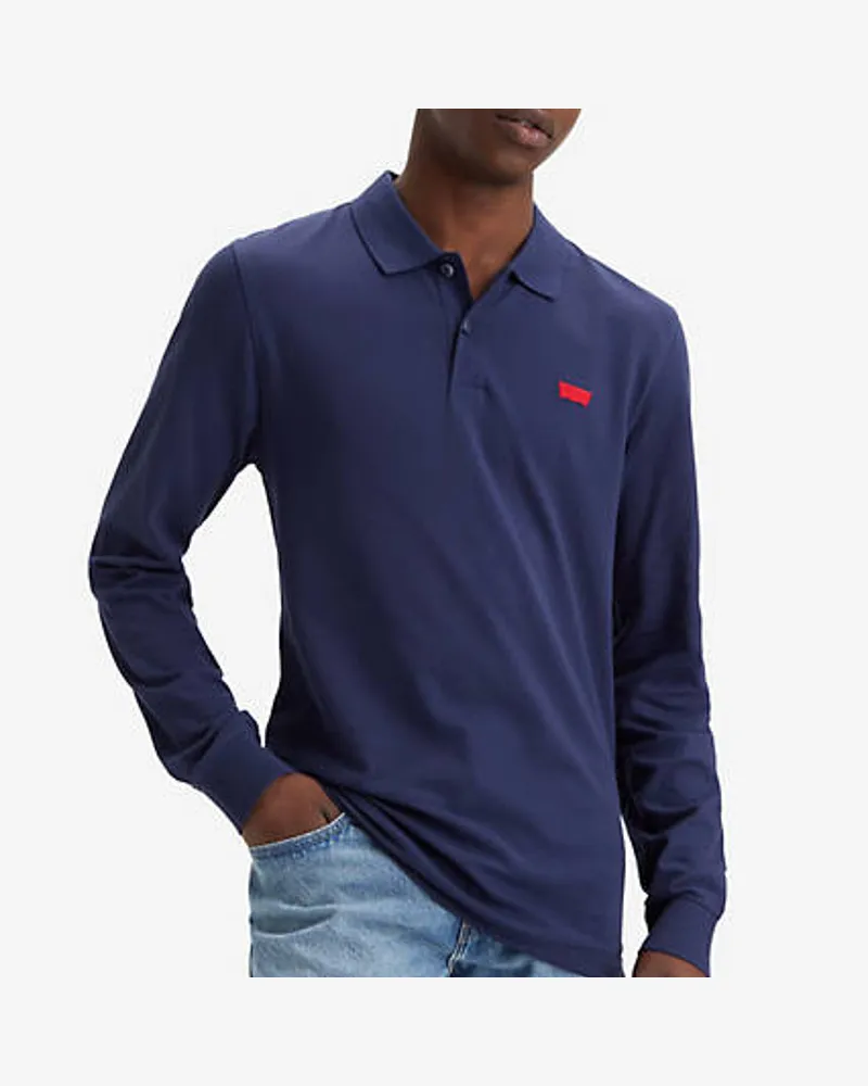 Levi's Housemark Polo Slim Fit mit langen Ärmeln Blau