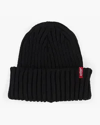 Levi's Ribbed Beanie Schwarz