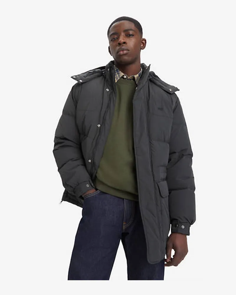 Levi's Rockridge Mittellange Pufferjacke Schwarz