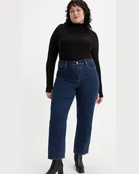 Levi's Ribcage Straight Ankle Jeans (PlusGröße Blau