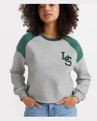 Levi's Campout Sweatshirt mit Rundhalsausschnitt Grau