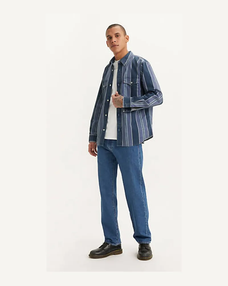 Levi's 555 Relaxed Straight Jeans Blau