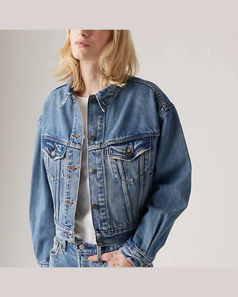 Levi's Shrunken ‘90er TruckerJacke Blau