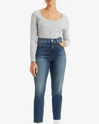 Levi's HighWaisted Mom Jeans Blau