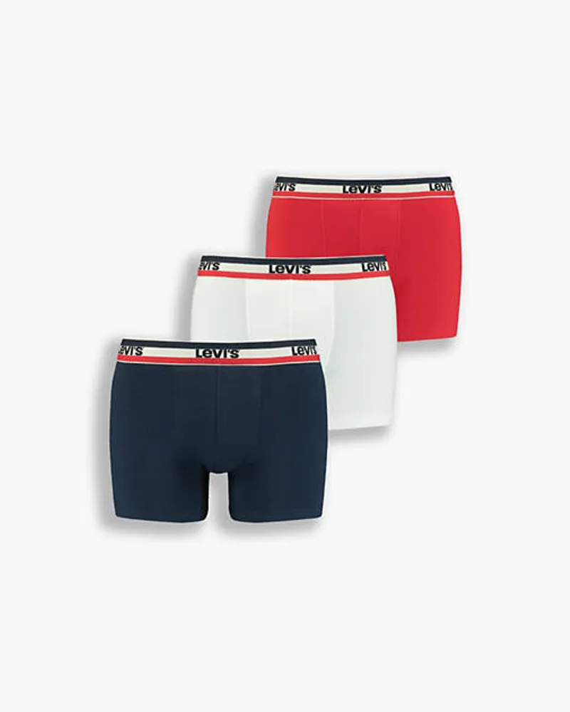 Levi's Basic Sportswear Logo Boxer Briefs 3erPack Mehrfarbig
