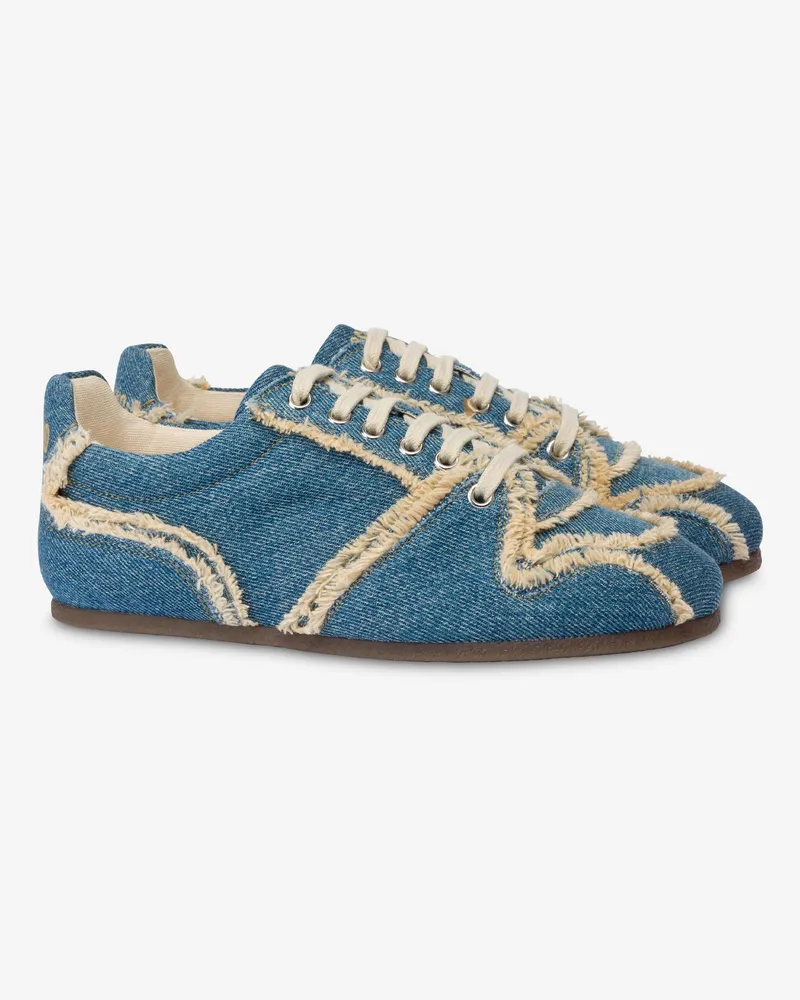 Moschino Denim-Turnschuhe - Blau Blau