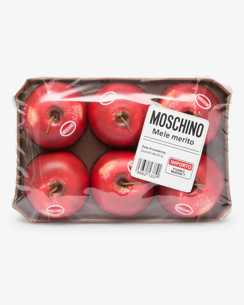 Moschino Apfelbeutel - Rot Rot