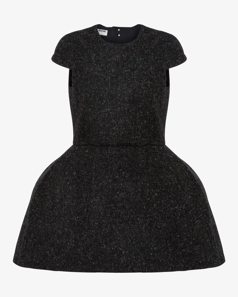 Moschino Kleid aus Woll-Melange-Stoff - Schwarz Schwarz