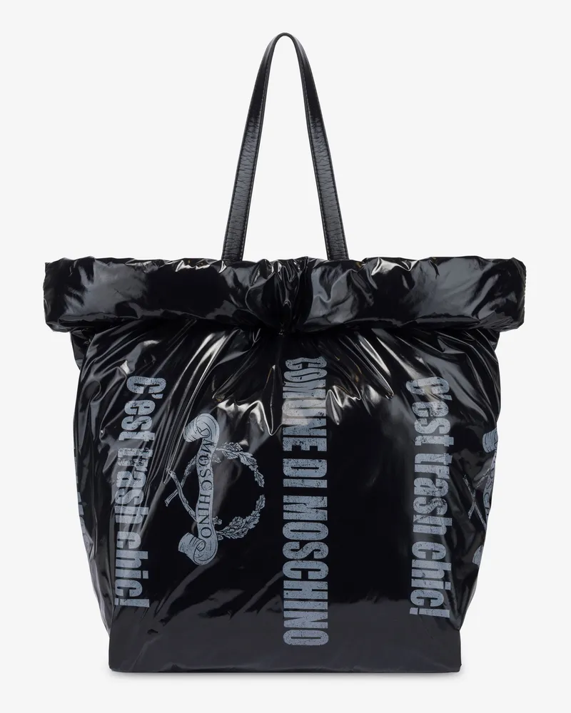 Moschino Müllsack - Schwarz Schwarz