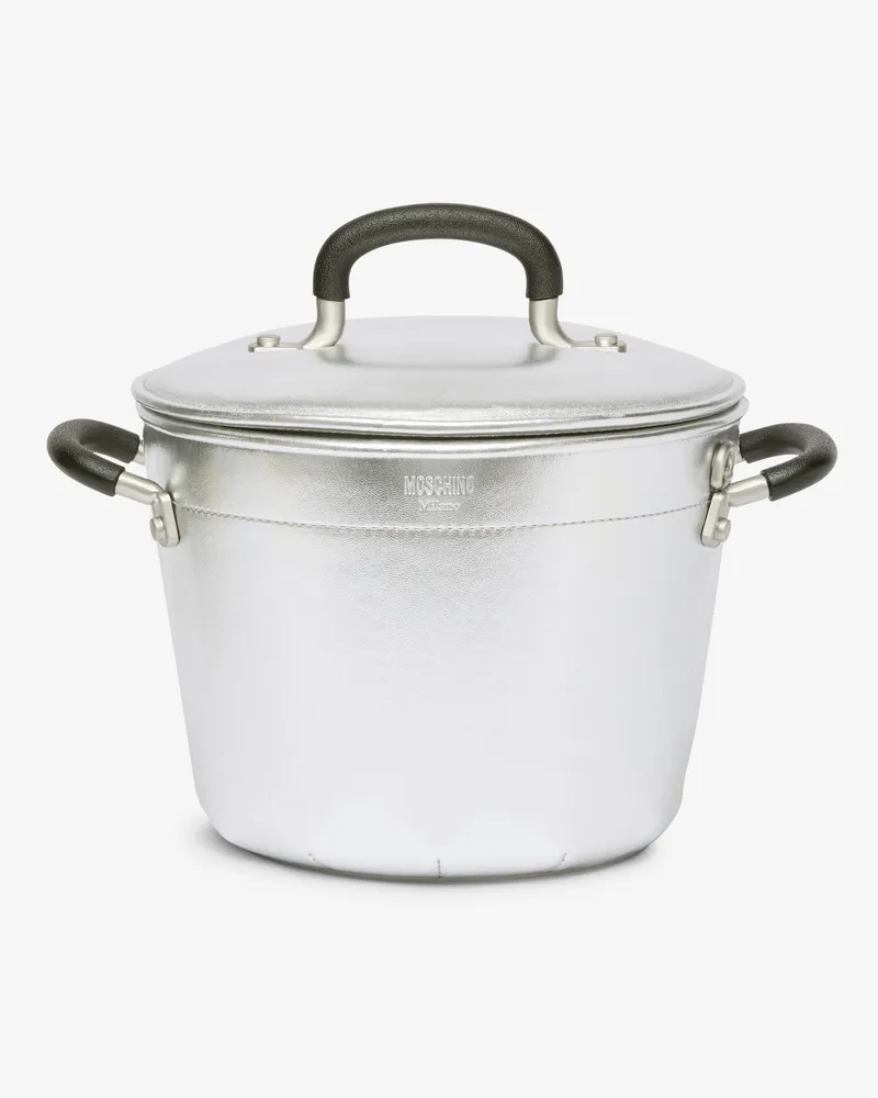 Moschino Kochtopfbeutel - Silber Silber