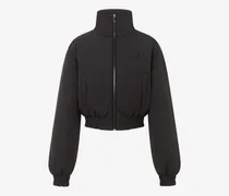 Leichte Nylon-Daunenjacke - Schwarz