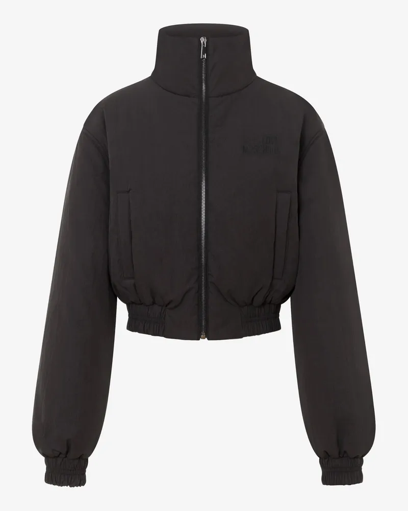 Moschino Leichte Nylon-Daunenjacke - Schwarz Schwarz