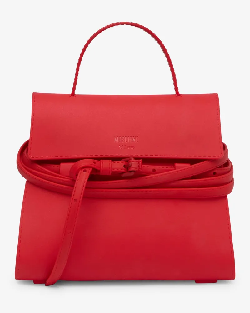 Moschino Kleine Handtasche Moschino Tie Me - Rot Rot