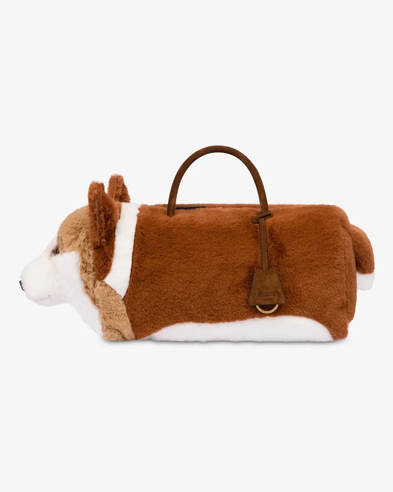 Moschino Handtasche Corgi - Braun Braun