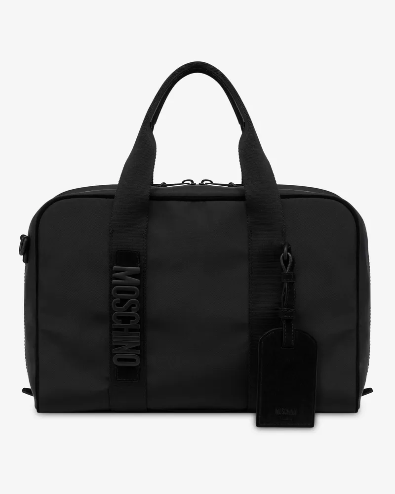Moschino Handtasche aus Cordura-Nylon - Schwarz Schwarz