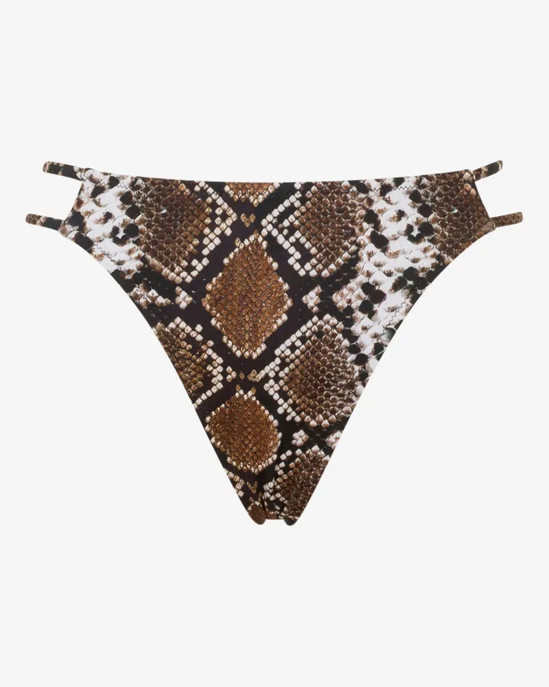 Moschino Badehose aus bedrucktem Lycra - Schwarz Schwarz