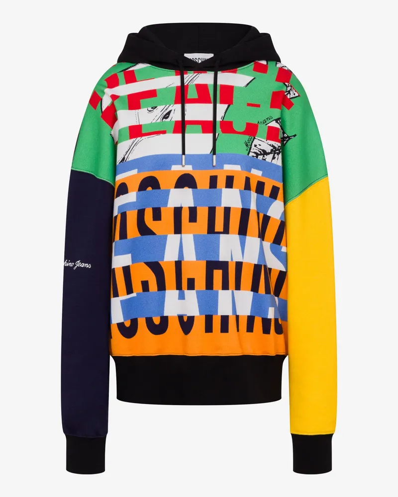 Moschino Bedrucktes Baumwoll-Sweatshirt - Bunt Bunt