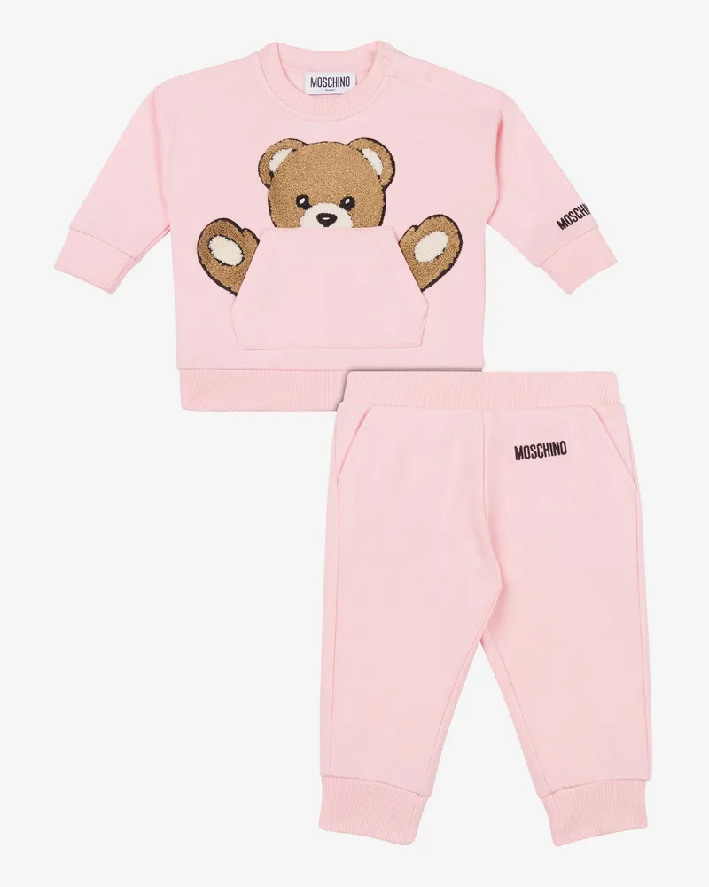Moschino Teddy-Bear-Sweatshirt-Anzug - Pink Pink