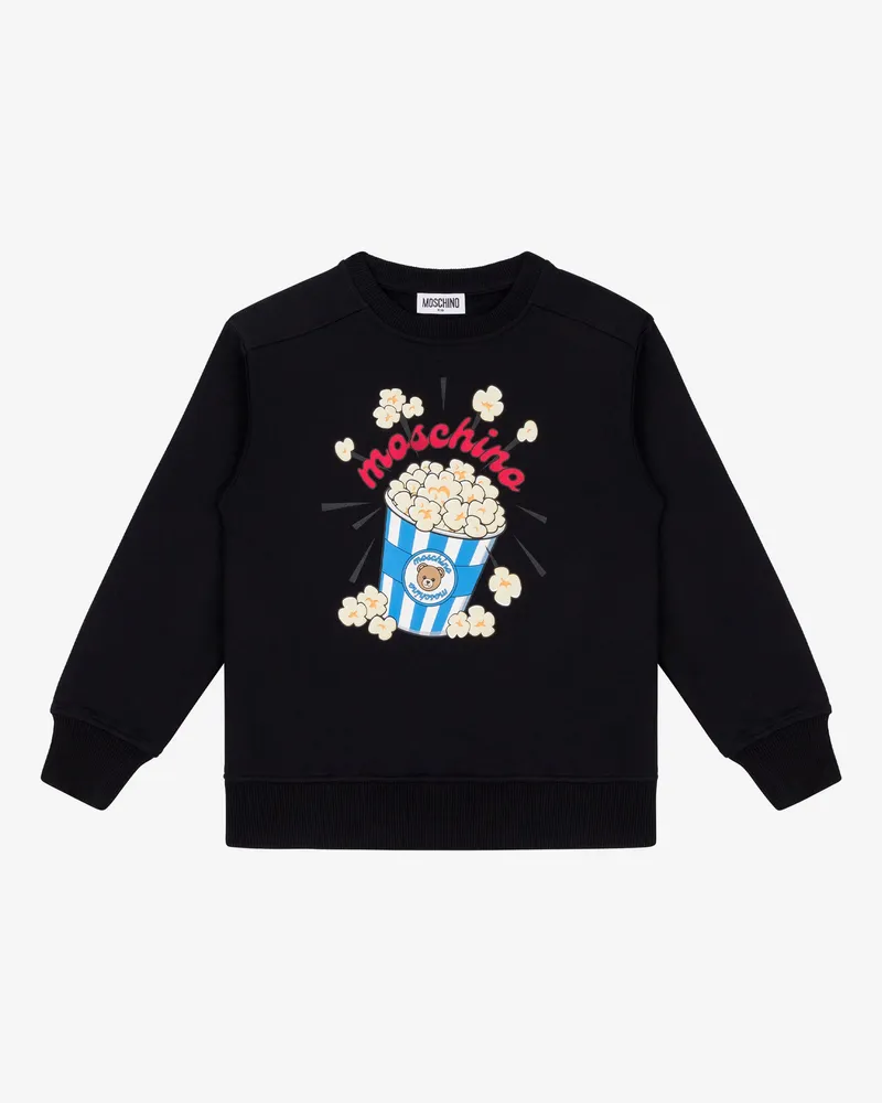 Moschino Moschino Teddy Bear Baumwoll-Sweatshirt - Schwarz Schwarz
