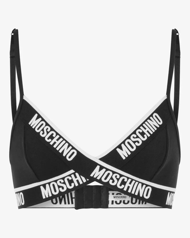 Moschino BH Elastic Logo Band - Schwarz Schwarz