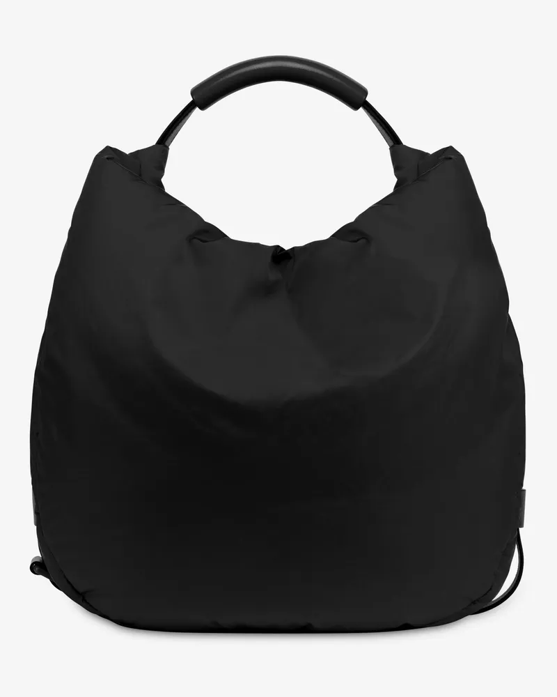 Moschino Moschino Handle Me mittlere Hobo-Tasche - Schwarz Schwarz