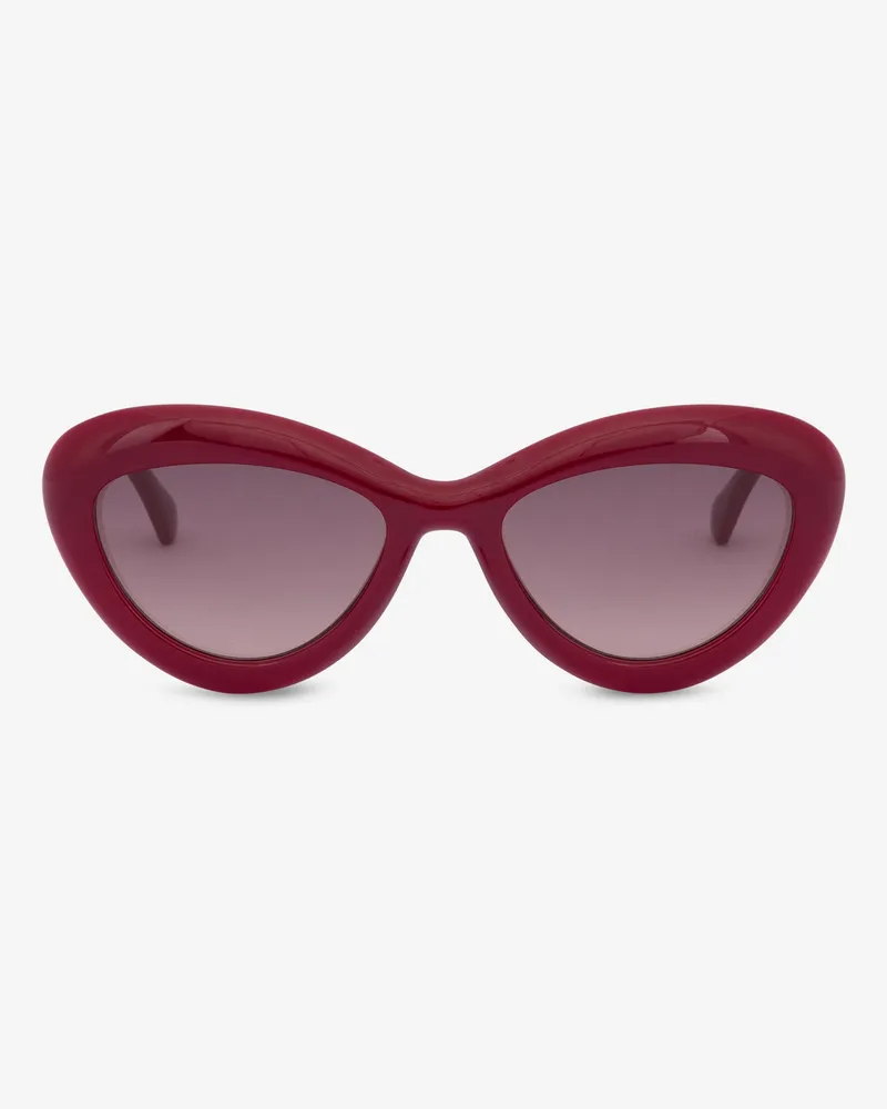 Moschino Rote Sonnenbrille Inflatable - Rot Rot