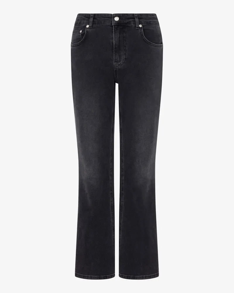 Moschino Hose aus Stretch-Baumwoll-Denim - Schwarz Schwarz
