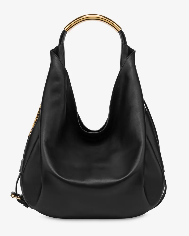 Moschino Moschino Handle Me Tasche Medium - Schwarz Schwarz