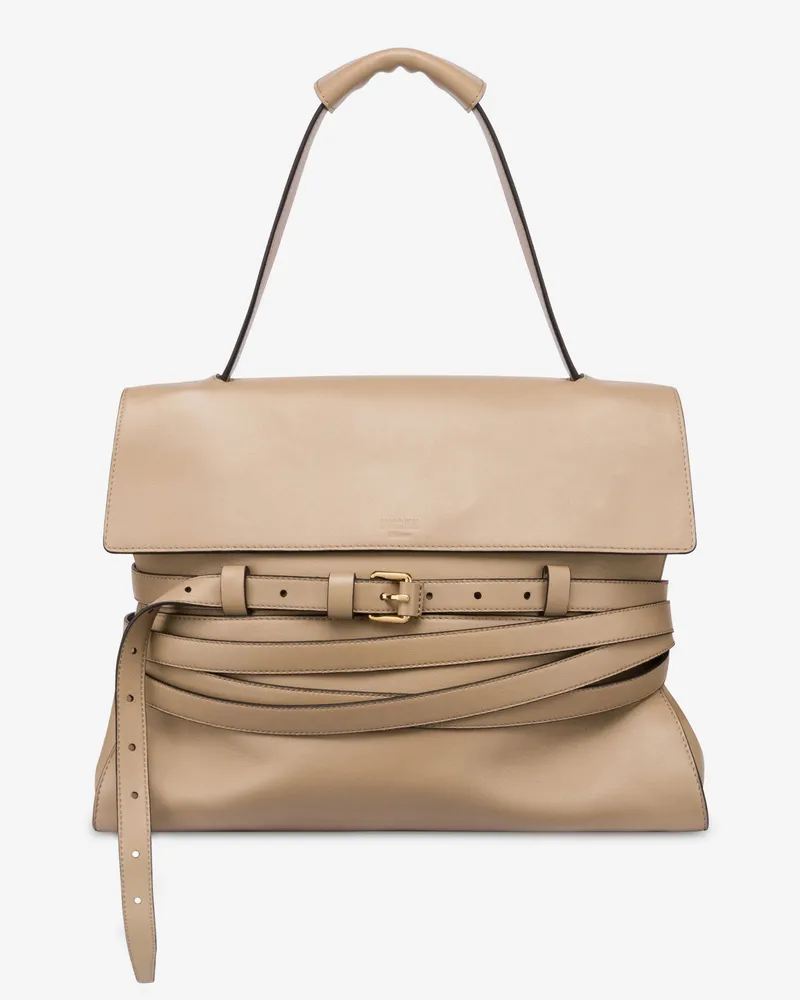 Moschino Moschino Tie Me Tasche Medium - Beige Beige