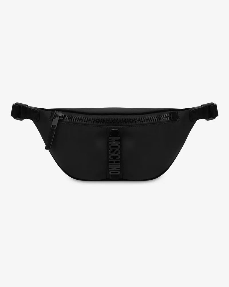 Moschino Gürteltasche aus Cordura-Nylon - Schwarz Schwarz