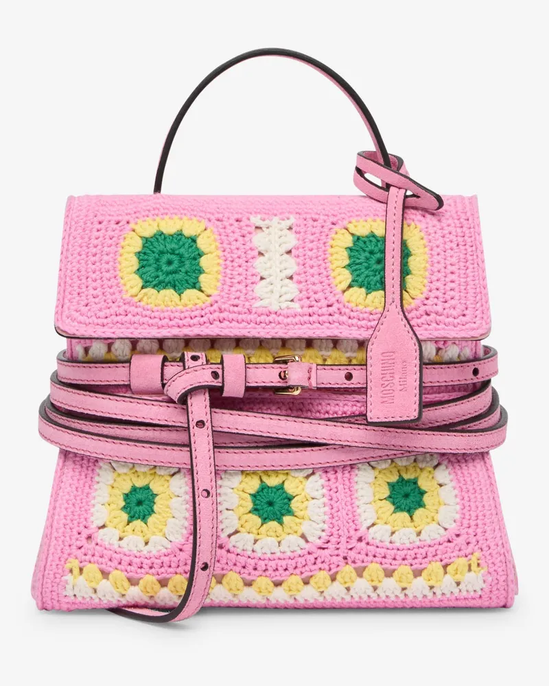 Moschino Kleine Handtasche Moschino Tie Me - Pink Pink