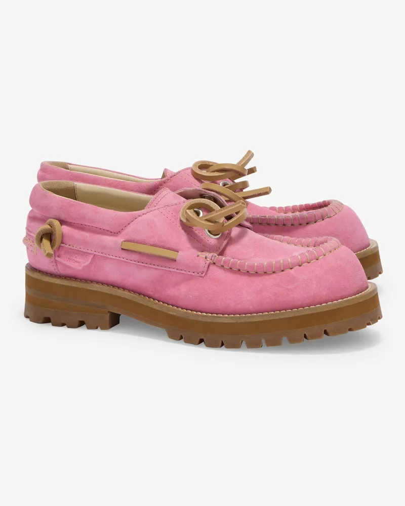 Moschino Segelmokassins aus Wildleder - Pink Pink