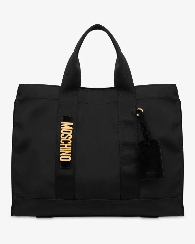 Moschino Shopper aus Cordura-Nylon - Schwarz Schwarz