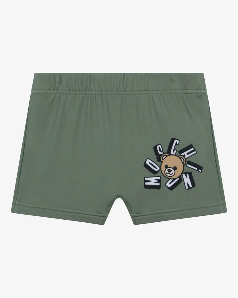 Moschino Lycra-Badeanzug Moschino Teddy Bear - Grün Grün