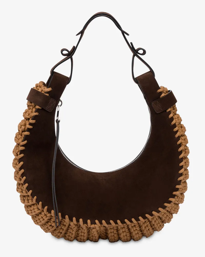 Moschino Moschino Handle Me Hobo-Tasche - Braun Braun