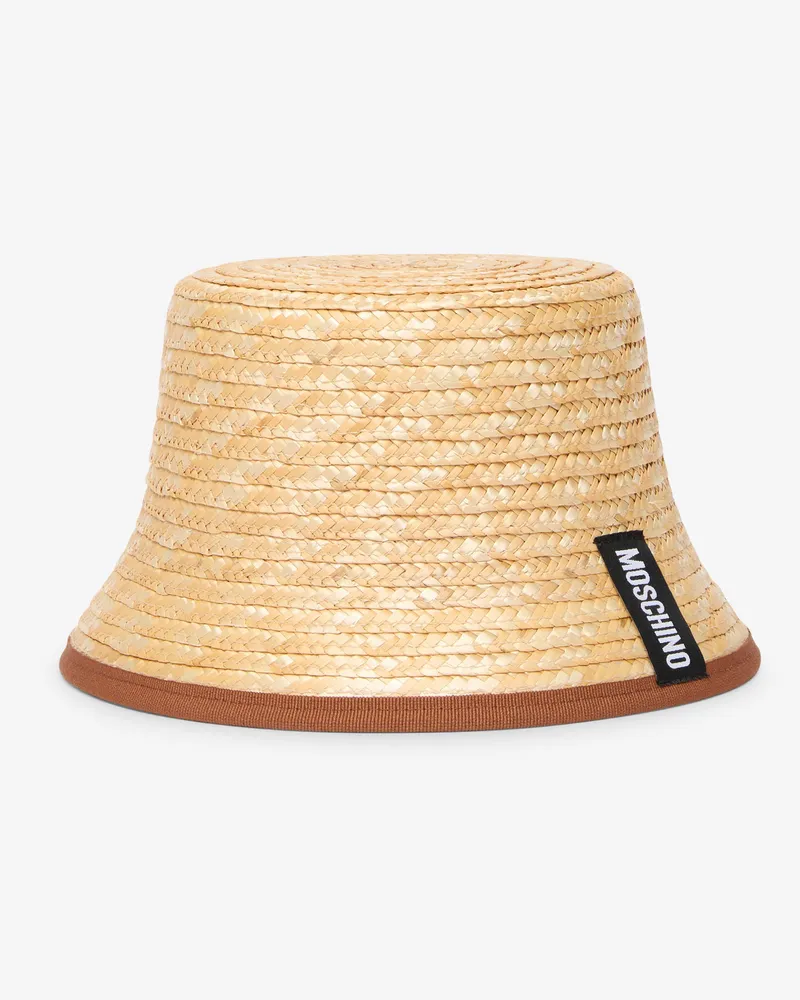 Moschino Strohhut - Beige Beige